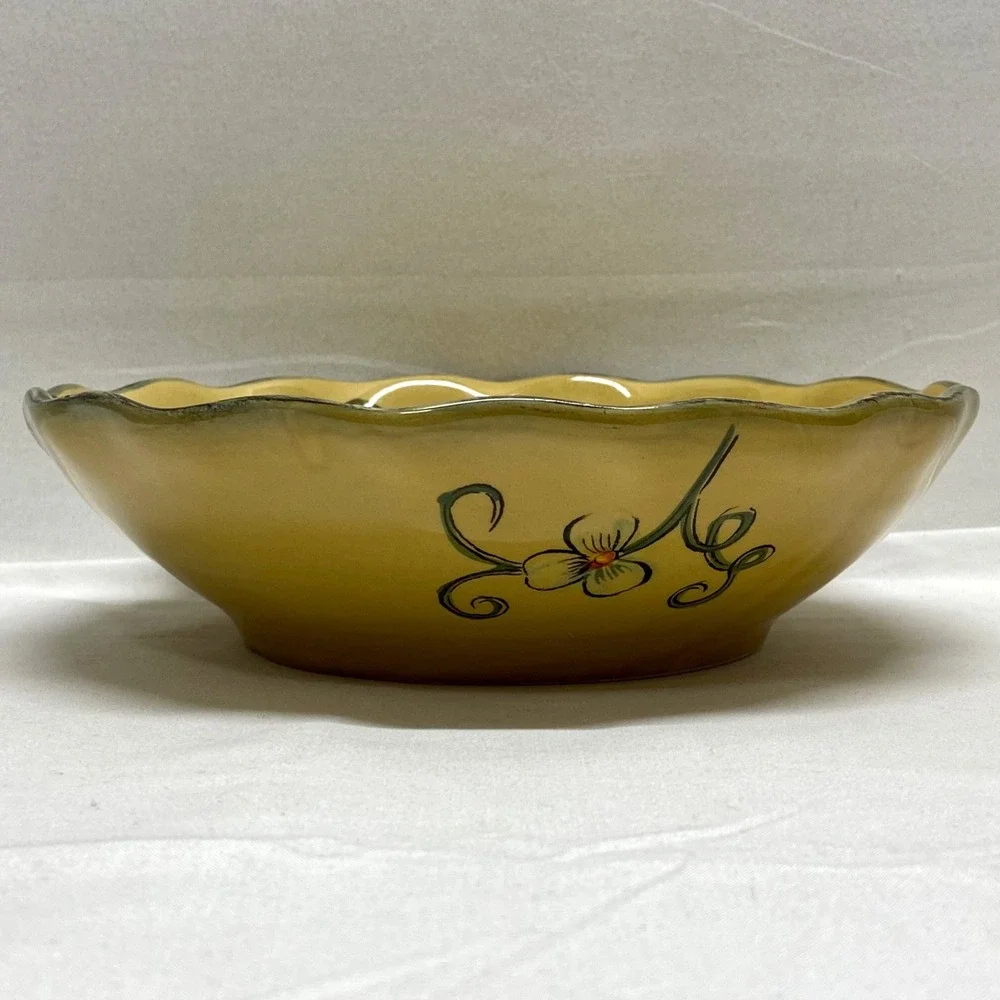Vintage Earthenware Granada Fruit Bowl 8